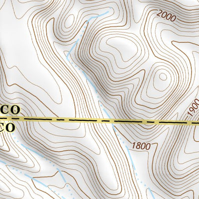 33113SW Page 32 Little Horn Mountains Topo Preview 3