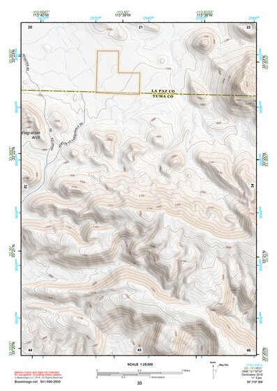 33113SW Page 33 Little Horn Mountains Topo Preview 1
