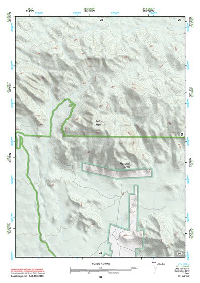 33113SW Page 37 Little Horn Mountains Topo Preview 1