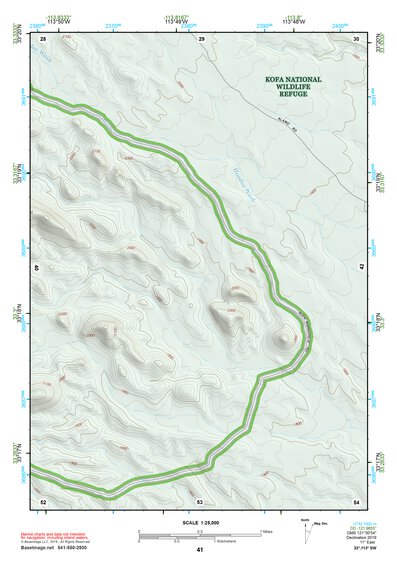 33113SW Page 41 Little Horn Mountains Topo Preview 1