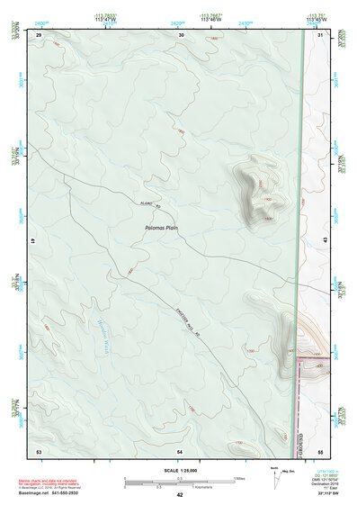 33113SW Page 42 Little Horn Mountains Topo Preview 1
