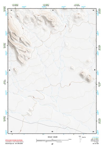 33113SW Page 47 Little Horn Mountains Topo Preview 1