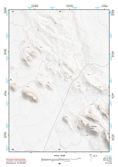33113SW Page 48 Little Horn Mountains Topo Preview 1