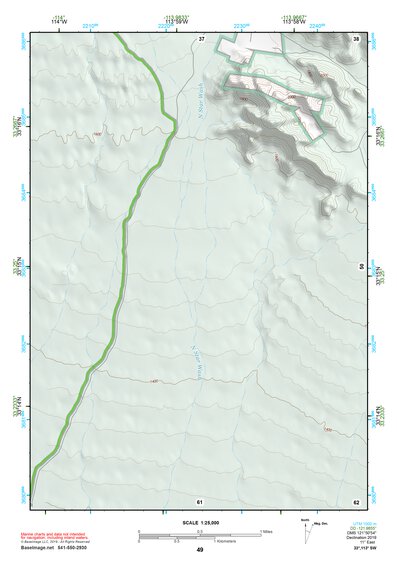 33113SW Page 49 Little Horn Mountains Topo Preview 1