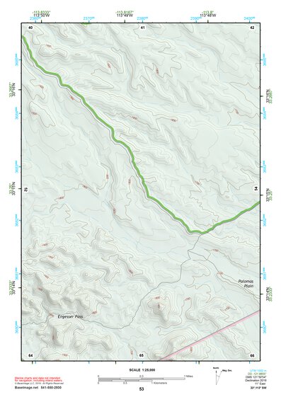 33113SW Page 53 Little Horn Mountains Topo Preview 1