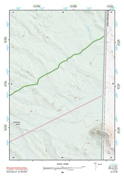 33113SW Page 54 Little Horn Mountains Topo Preview 1