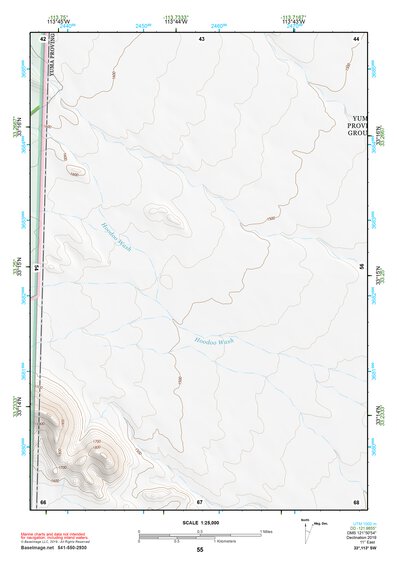 33113SW Page 55 Little Horn Mountains Topo Preview 1