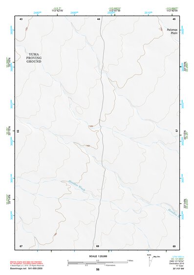 33113SW Page 56 Little Horn Mountains Topo Preview 1