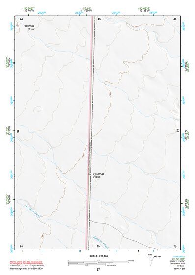 33113SW Page 57 Little Horn Mountains Topo Preview 1