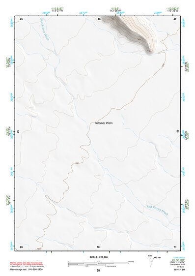 33113SW Page 58 Little Horn Mountains Topo Preview 1