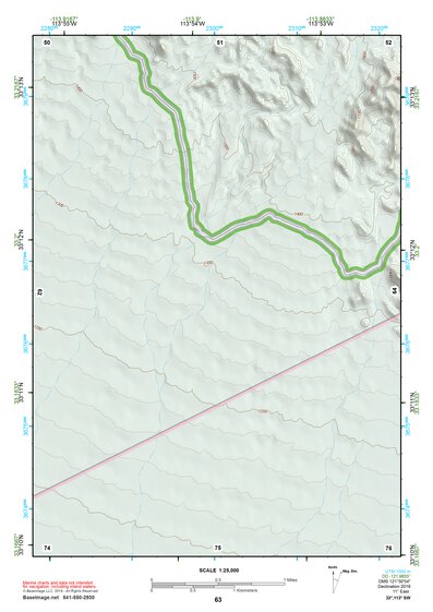 33113SW Page 63 Little Horn Mountains Topo Preview 1