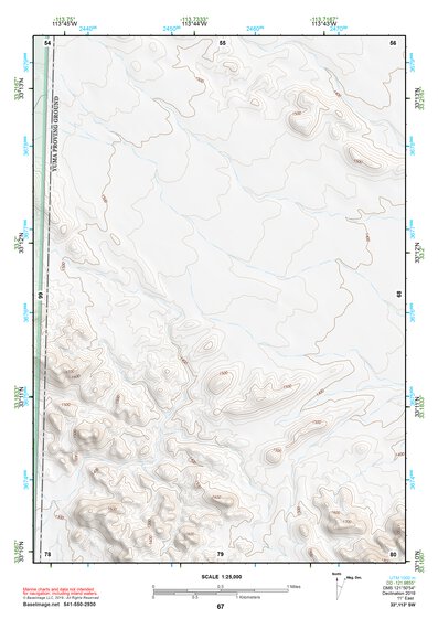 33113SW Page 67 Little Horn Mountains Topo Preview 1