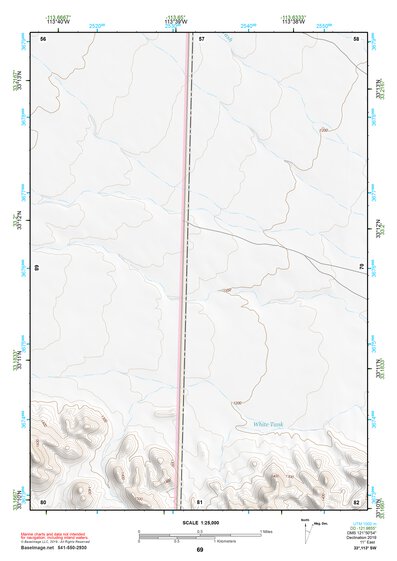 33113SW Page 69 Little Horn Mountains Topo Preview 1
