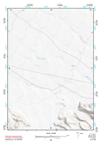 33113SW Page 70 Little Horn Mountains Topo Preview 1