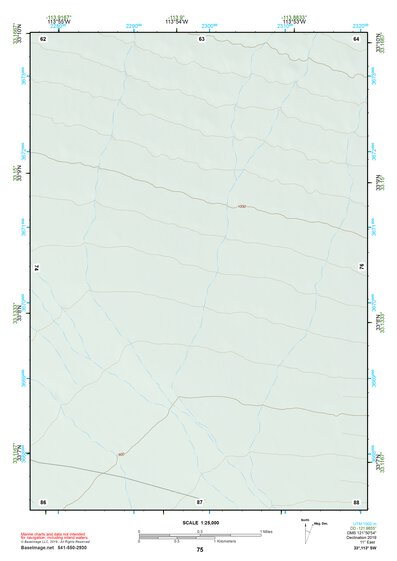 33113SW Page 75 Little Horn Mountains Topo Preview 1