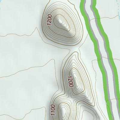 33113SW Page 76 Little Horn Mountains Topo Preview 3