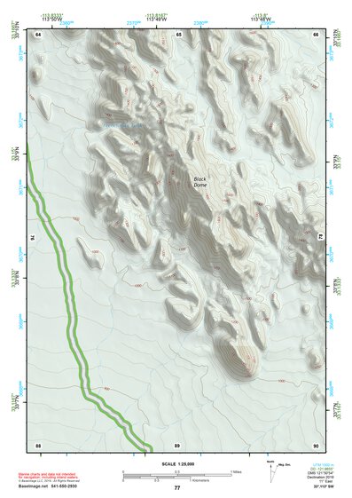 33113SW Page 77 Little Horn Mountains Topo Preview 1