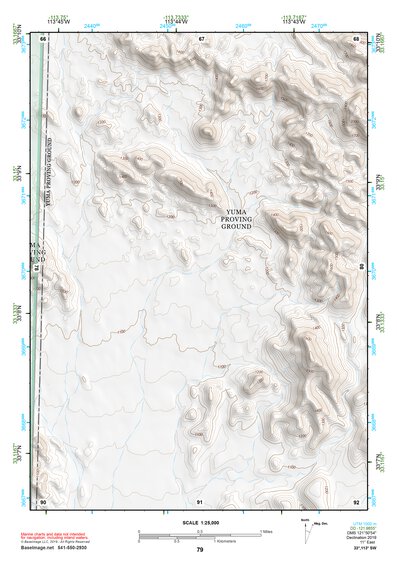 33113SW Page 79 Little Horn Mountains Topo Preview 1