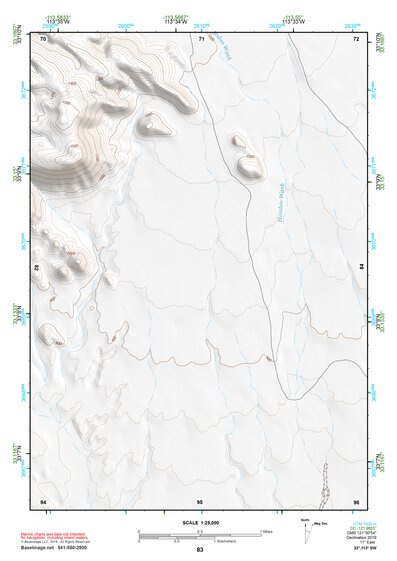33113SW Page 83 Little Horn Mountains Topo Preview 1