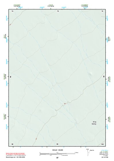 33113SW Page 87 Little Horn Mountains Topo Preview 1