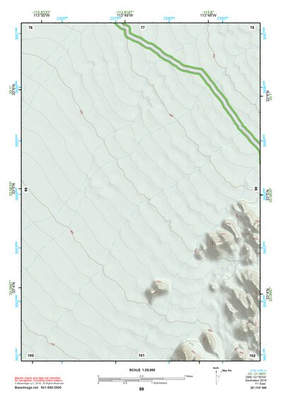 33113SW Page 89 Little Horn Mountains Topo Preview 1