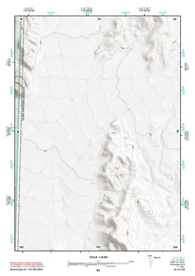 33113SW Page 91 Little Horn Mountains Topo Preview 1