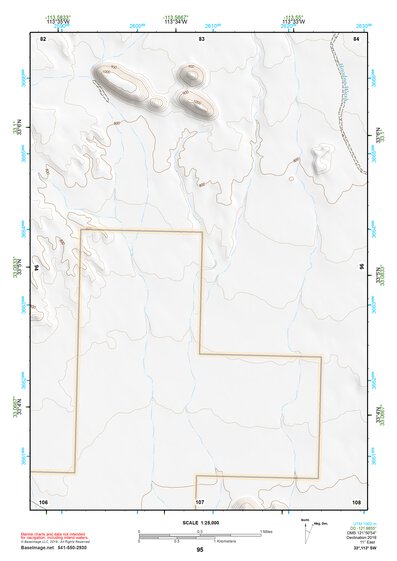 33113SW Page 95 Little Horn Mountains Topo Preview 1