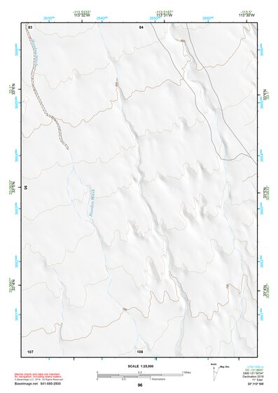 33113SW Page 96 Little Horn Mountains Topo Preview 1
