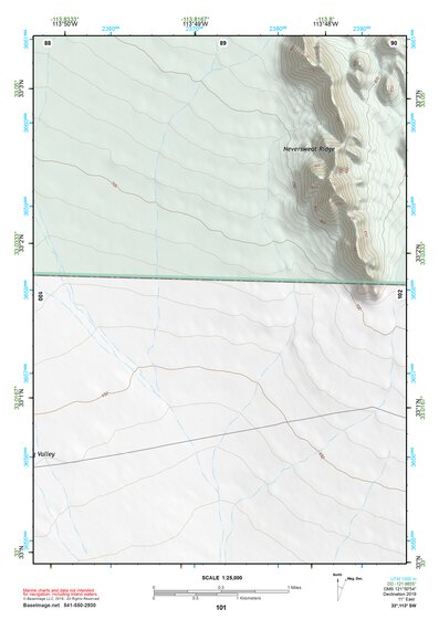 33113SW Page 101 Little Horn Mountains Topo Preview 1