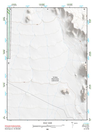 33113SW Page 103 Little Horn Mountains Topo Preview 1