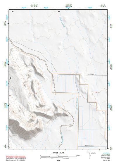 33113SW Page 108 Little Horn Mountains Topo Preview 1