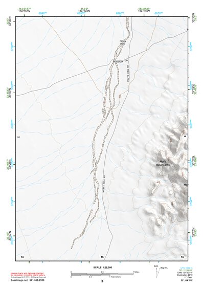 33114SW Page 3 Trigo Mountains Topo Preview 1
