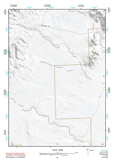 33114SW Page 5 Trigo Mountains Topo Preview 1