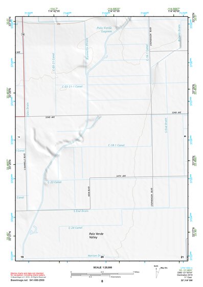33114SW Page 8 Trigo Mountains Topo Preview 1