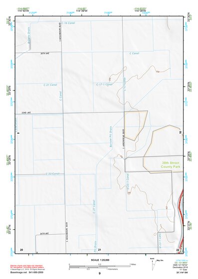 33114SW Page 9 Trigo Mountains Topo Preview 1