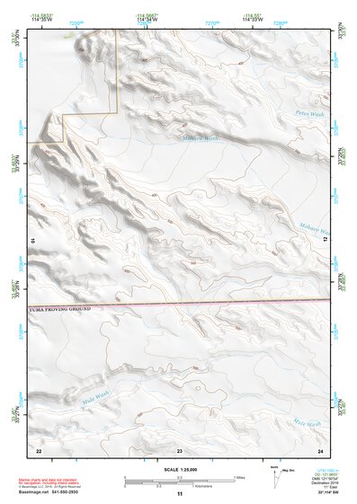 33114SW Page 11 Trigo Mountains Topo Preview 1