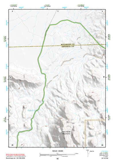 33114SW Page 15 Trigo Mountains Topo Preview 1