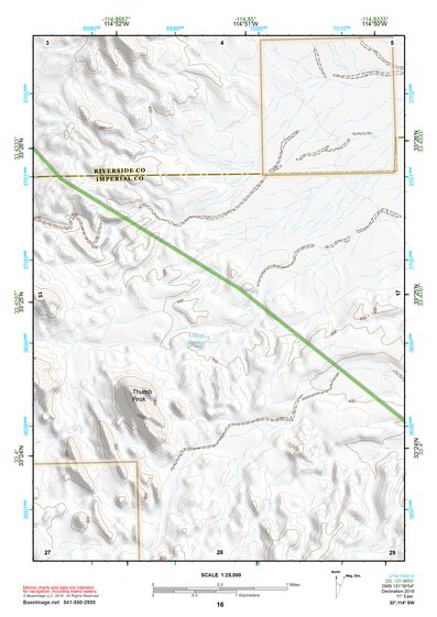 33114SW Page 16 Trigo Mountains Topo Preview 1