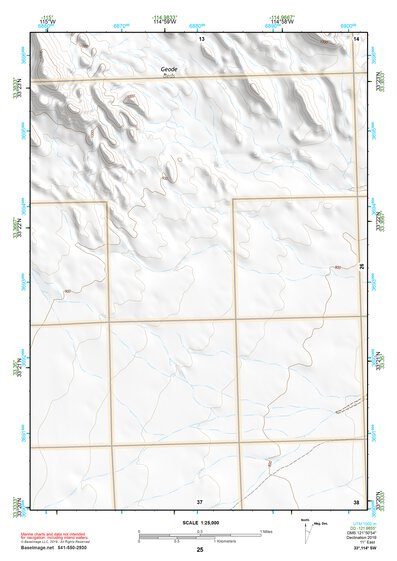 33114SW Page 25 Trigo Mountains Topo Preview 1