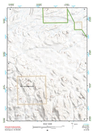 33114SW Page 29 Trigo Mountains Topo Preview 1