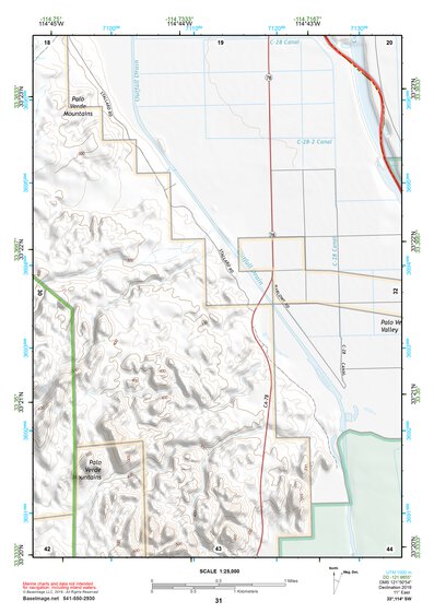 33114SW Page 31 Trigo Mountains Topo Preview 1