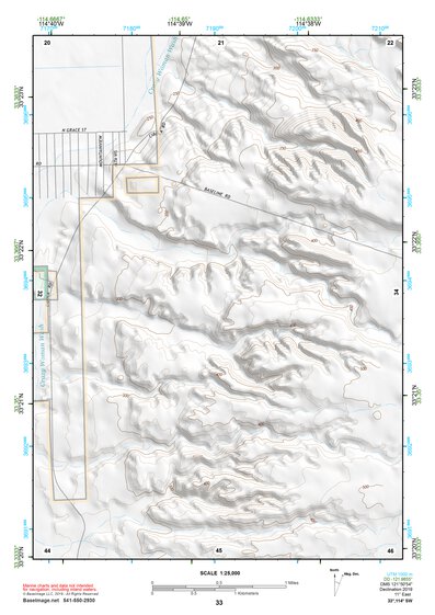 33114SW Page 33 Trigo Mountains Topo Preview 1