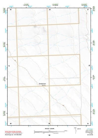 33114SW Page 38 Trigo Mountains Topo Preview 1