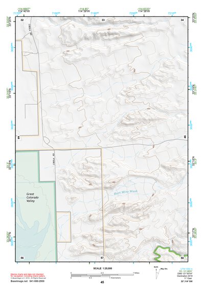 33114SW Page 45 Trigo Mountains Topo Preview 1