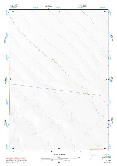 33114SW Page 51 Trigo Mountains Topo Preview 1