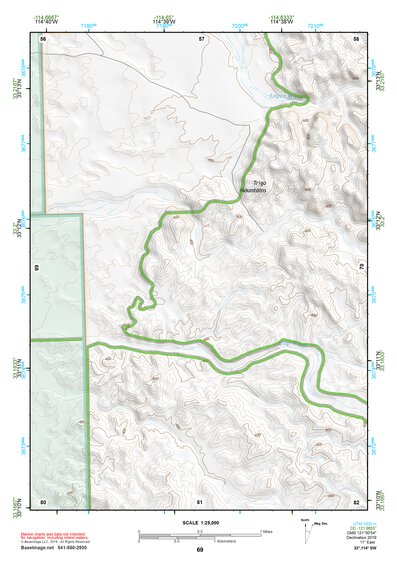 33114SW Page 69 Trigo Mountains Topo Preview 1