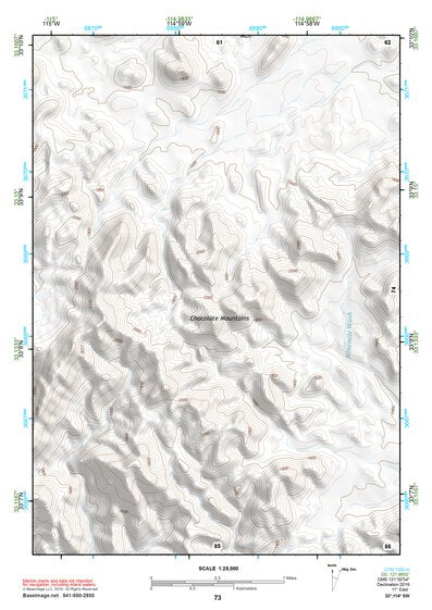 33114SW Page 73 Trigo Mountains Topo Preview 1