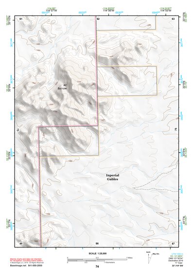 33114SW Page 74 Trigo Mountains Topo Preview 1