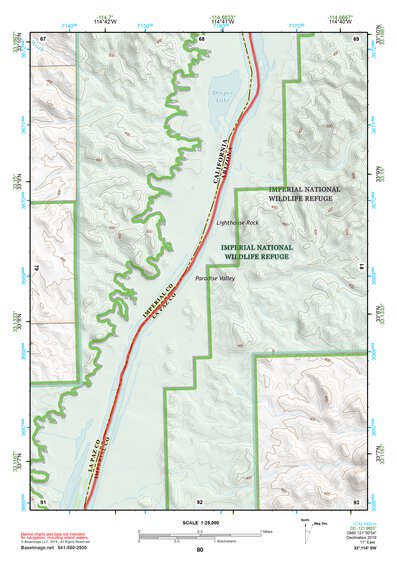 33114SW Page 80 Trigo Mountains Topo Preview 1