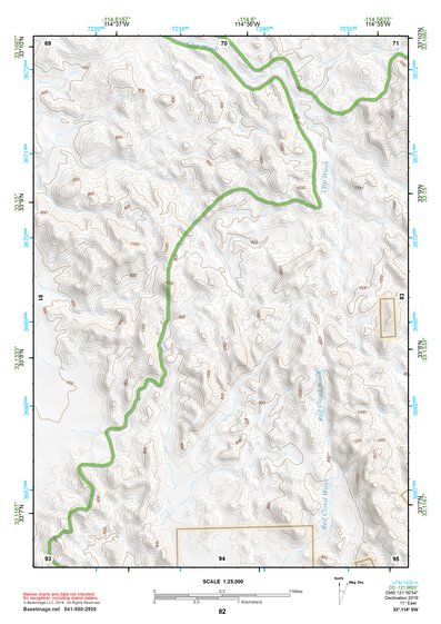 33114SW Page 82 Trigo Mountains Topo Preview 1